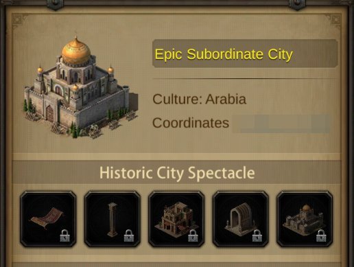 Historic City Spectacle in Arabia Epic Subordinate City