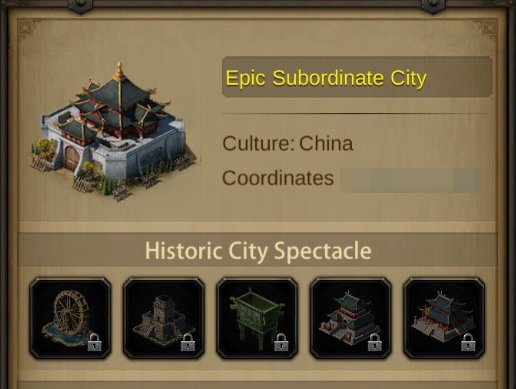 Historic City Spectacle in China Epic Subordinate City