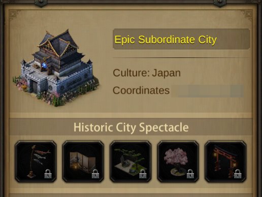 Historic City Spectacle in Japan Epic Subordinate City