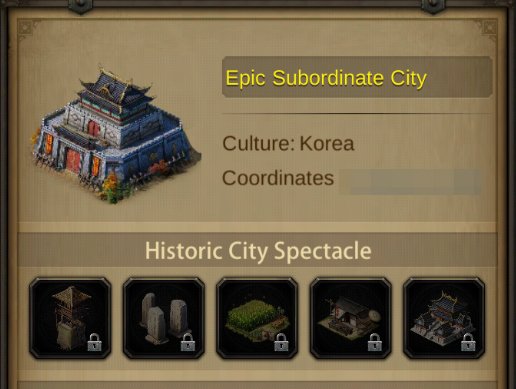 Historic City Spectacle in Korea Epic Subordinate City