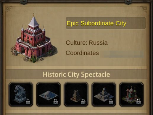 Historic City Spectacle in Russia Epic Subordinate City