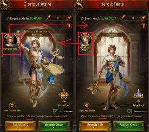 Get Hermes & Skin in Heroic Feats & Glorious Attire
