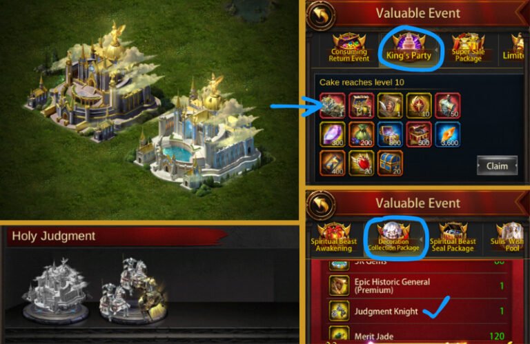 Castle Divine Shelter & March Effect Judgement Knight
