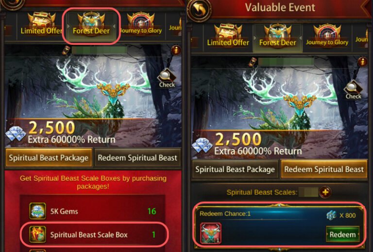 How to Get Evony Spiritual Beast Duneyrr
