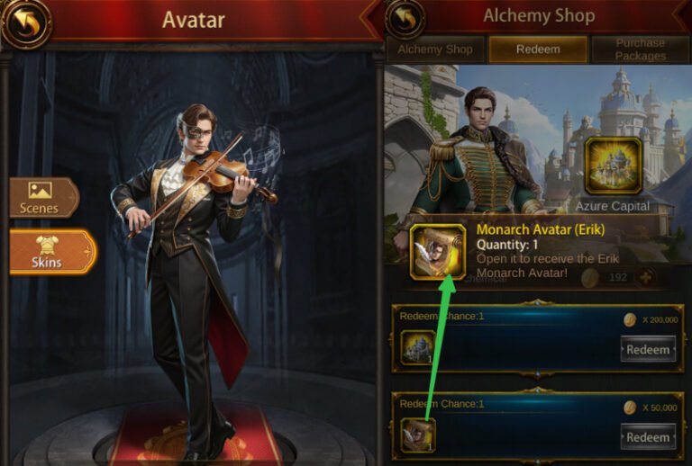 Evony Monarch Avatar Erik